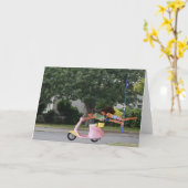 行き来つるする保の カード (黄色い花)