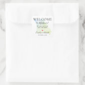 行き結婚先の歓迎客が好意を持つ スクエアシール (バッグ)