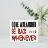 行き詰まった散策 ポストカード (スタンド正面)