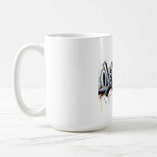 行き詰まる思考のカオス コーヒーマグカップ (左)