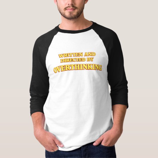 行き詰まる思考の監督・脚本 Tシャツ (正面)