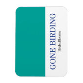 行き過ぎた野鳥観察 マグネット (縦)