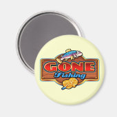 行き過ぎた魚釣り マグネット (正面/裏面)