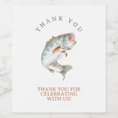 行き過ぎた魚釣り ワインラベル (シングルラベル)