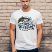 行き過ぎた魚釣り Tシャツ