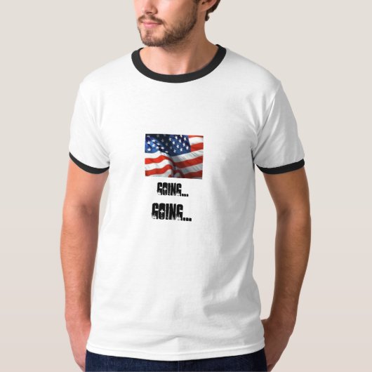行き…、…行きます Tシャツ (正面)