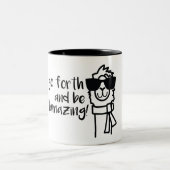 行き、Llamazingのコーヒー・マグはあります ツートーンマグカップ (中央)