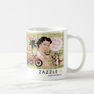 行くことよいコーヒー! コーヒーマグカップ