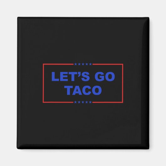 行くぞタコシャツ行くぞタコタコいつもシック マグネット (正面)