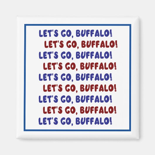 行くぞバッファロー！マグネット マグネット (正面)