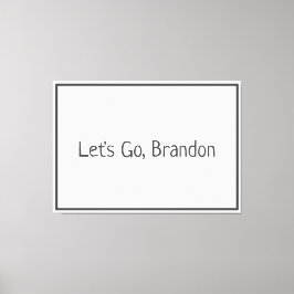 行くぞブランドンバイデン氏 キャンバスプリント