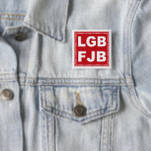 行くぞブランドン！F**k Joeバイデン氏LGB FJB 缶バッジ (インサイチュ)