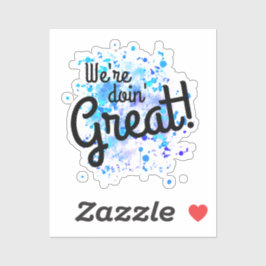 行くぞ素晴らし!ステッカー シール