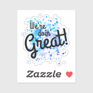 行くぞ素晴らし!ステッカー シール