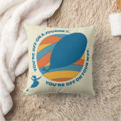 行くぞ!「あなたは行く途中で」 クッション (ブランケット)