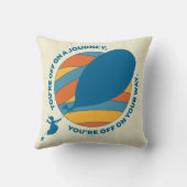 行くぞ!「あなたは行く途中で」 クッション (裏面)