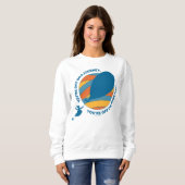 行くぞ！「あなたは行く途中で」 スウェットシャツ (正面フル)