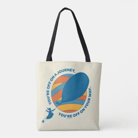 行くぞ！「あなたは行く途中で」 トートバッグ (裏面)