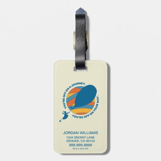 行くぞ！「あなたは行く途中で」 ラゲッジタグ (裏面縦)