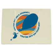 行くぞ！「あなたは行く途中で」 ラージペーパーバッグ (正面)