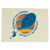 行くぞ！「あなたは行く途中で」 ラージペーパーバッグ (裏面)