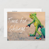 行くぞ!しかし、蛙とは違う ポストカード (正面/裏面)