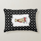 行くぞ！ウォークウィートテリアードッグ（ウィーテン1b2） アクセントクッション (正面)