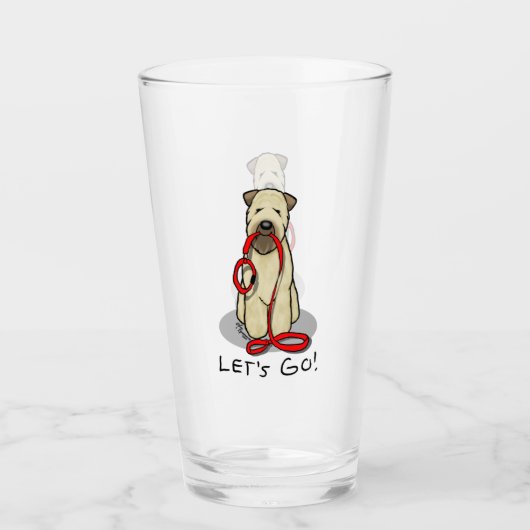 行くぞ!ウォークウィートテリアードッグ(ウィーテン1b2) タンブラーグラス (正面)