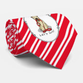 行くぞ！ウォークウィートテリアードッグ（ウィーテン1b2） ネクタイ (ロール)