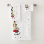 行くぞ!ウォークウィートテリアードッグ(ウィーテン1b2) バスタオルセット (インサイチュ)