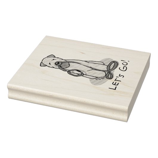 行くぞ!ウォークウィートテリアードッグ(ウィーテン1b2) ラバースタンプ (スタンプ)