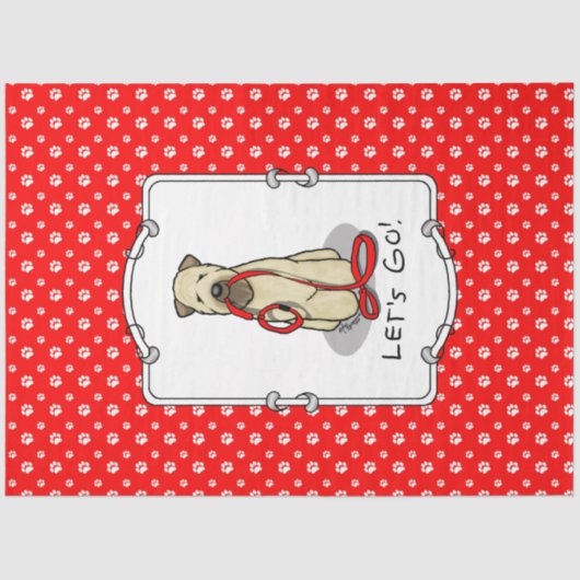 行くぞ！ウォークウィートテリアードッグ（ウィーテン1b2） 薄葉紙 (正面)