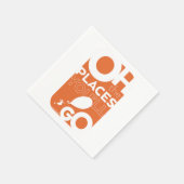 行くぞ！オレンジ書体 スタンダードカクテルナプキン (角)