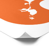 行くぞ！オレンジ書体 ポスター (角)