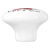 行くぞ！オーストラリア羊飼い（ブルーメルルタン/w 1） セラミックノブ (側面)