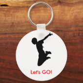 行くぞ！キーチェーン キーホルダー (正面)