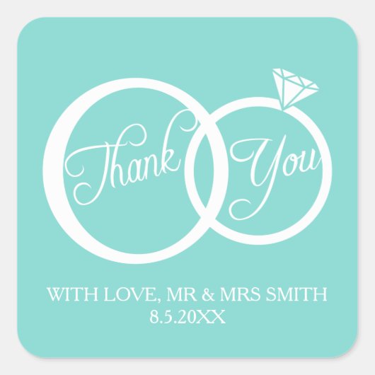 行くぞ!サンキュー スクエアシール (正面)