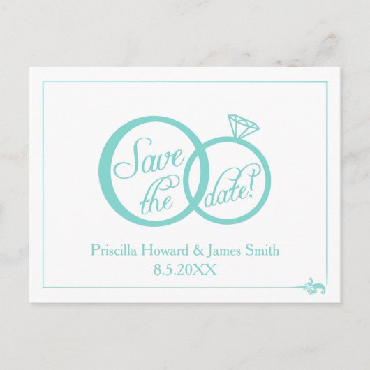 行くぞ!セーブザデート 案内ポストカード (正面)