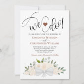 行くぞ!チャンパ素朴ンピーチバラフローラ結婚ズ 招待状 (正面)