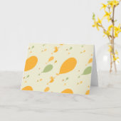 行くぞ!バルーンの輪郭パターン カード (黄色い花)