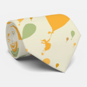 行くぞ！バルーンの輪郭パターン ネクタイ (ロール)