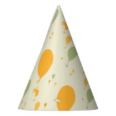 行くぞ！バルーンの輪郭パターン パーティーハット (左)