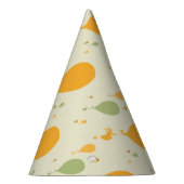 行くぞ！バルーンの輪郭パターン パーティーハット (右)