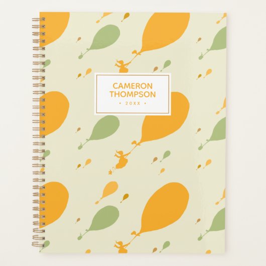 行くぞ！バルーンの輪郭パターン プランナー手帳 (正面)