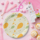 行くぞ！バルーンの輪郭パターン ペーパープレート (パーティー)