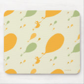 行くぞ！バルーンの輪郭パターン マウスパッド (正面)