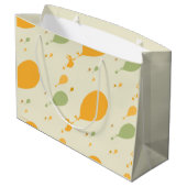 行くぞ！バルーンの輪郭パターン ラージペーパーバッグ (裏面アングル)