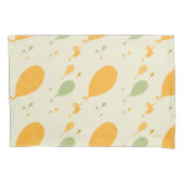 行くぞ!バルーンの輪郭パターン 枕カバー (正面左)