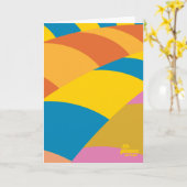 行くぞ!バロカラフルーストライプン カード (黄色い花)
