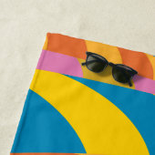 行くぞ！バロカラフルーストライプン ビーチタオル (インサイチュ)